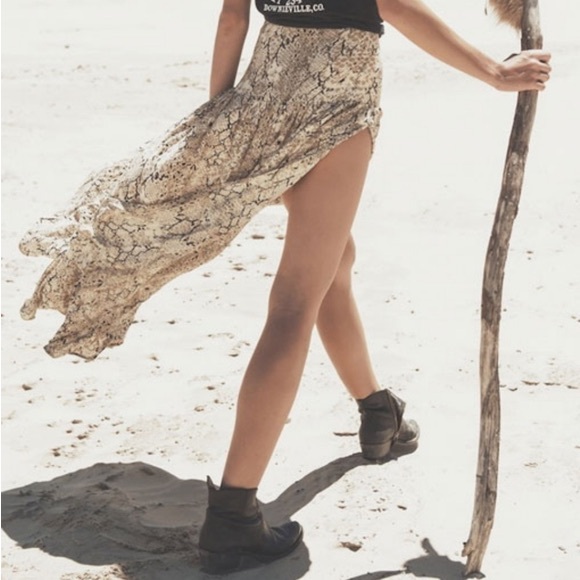 Spell Aloha Python Split Maxi Skirt – Size Small 🐍✨ - Picture 8 of 8